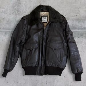 Vintage Leather A-2 Flight Jacket by PACK-IN